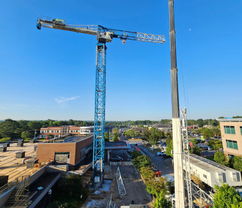 Moving On Up: Tower Crane at Tanner to Be Fixture in Carrollton Skyline